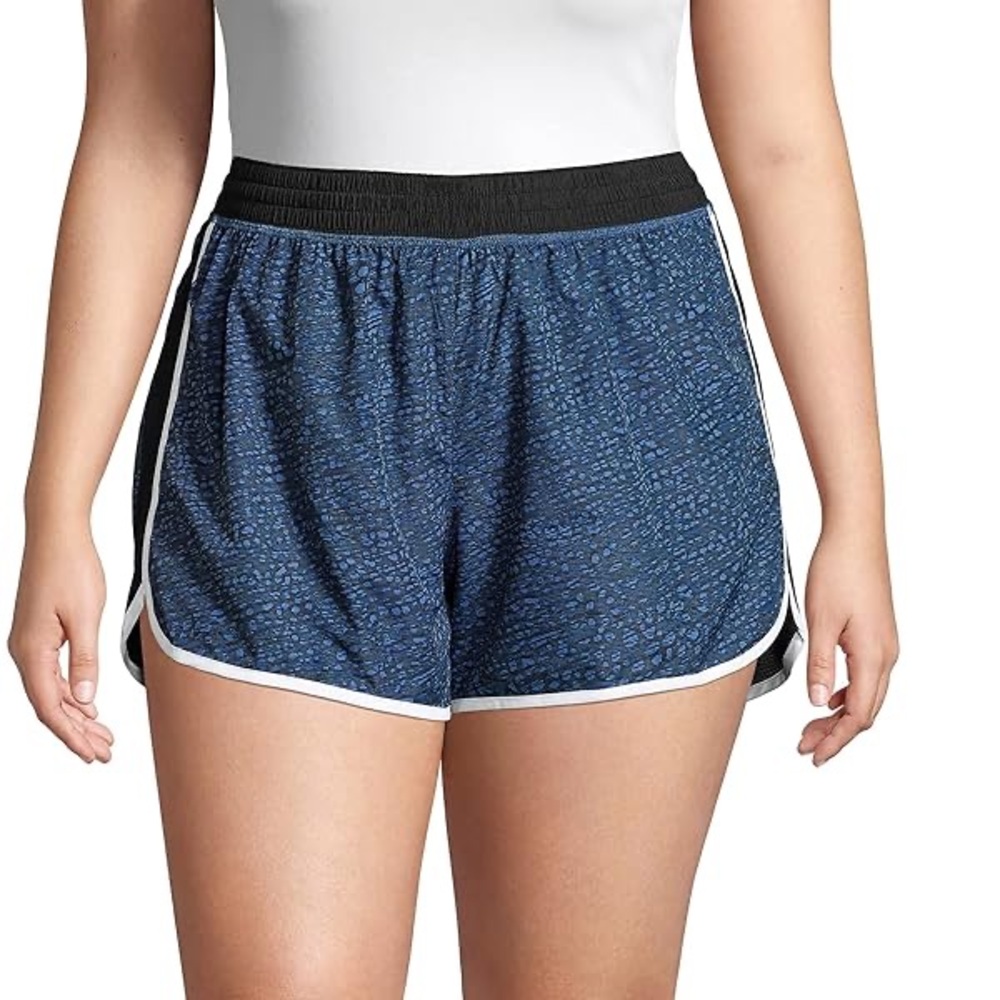 Just My Size by Hanes Women's Active Blue Athletic Shorts - Picture 1 of 4